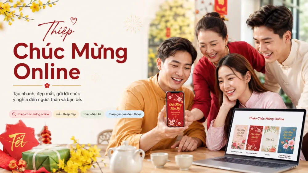 Thiệp Chúc Mừng Online: Tuyển Tập Mẫu Đẹp Cho Mọi Dịp Lễ, Sự Kiện 2026